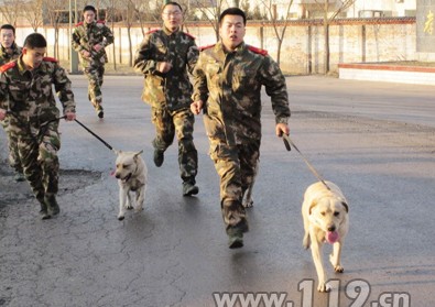 吕梁消防再投五万元购置搜救犬训练器材