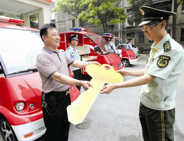 襄城引进消防电动车