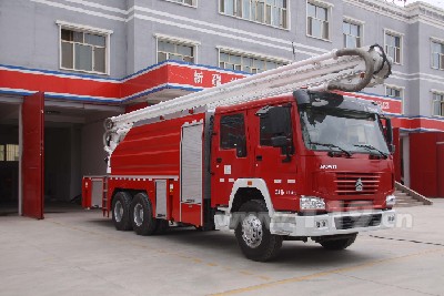 阿瓦提为消防购置的高喷射消防车