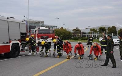 上海消防以考促训检验去冬今春岗位练兵成果